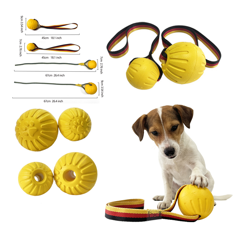 EVA Foam Dog Toy Interactive Chew Ball Indestructible Pet Supplies Training Exercise Toy for Medium Large Dogs