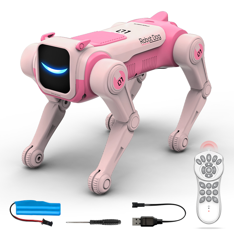 Interactive 2.4G Remote AI RC Robot Dog 1:5 Intelligent Electronic Pet Musical Toy Electronic Toy Plastic Educational Sound