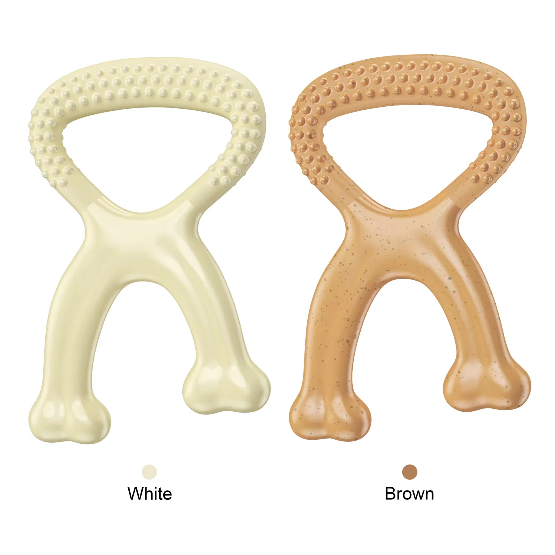 Beef Flavour Dog Chew Toys Nylon Non-Toxic Promotes Dental Health Durable Indestructible Dog Toy for Aggressive Chewers