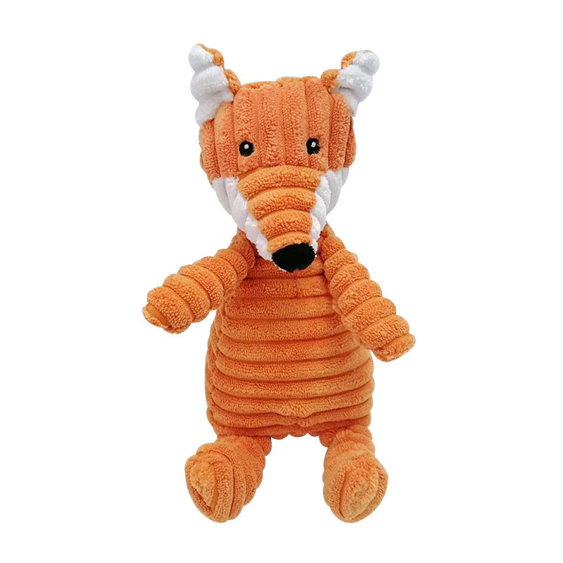 Plush Dog Toy Soft Squeaky Pet Doll for Interactive Play