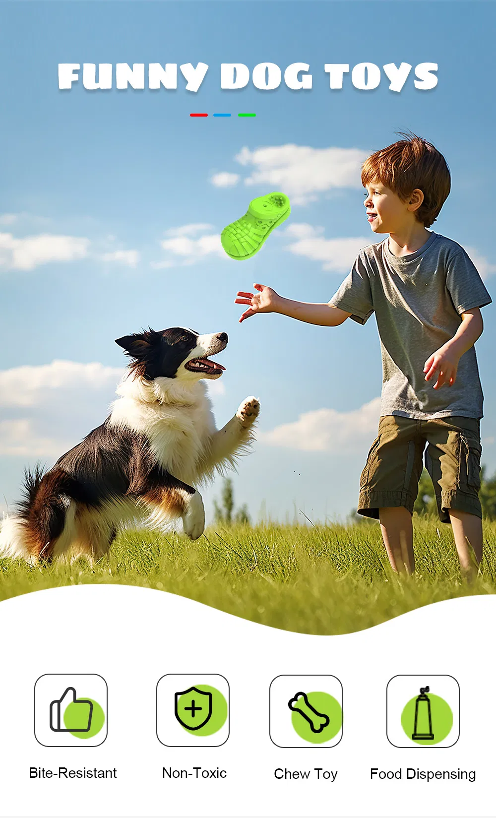 Treat-Dispensing Indestructible Dog Toy Slipper with Squeaker for Dogs