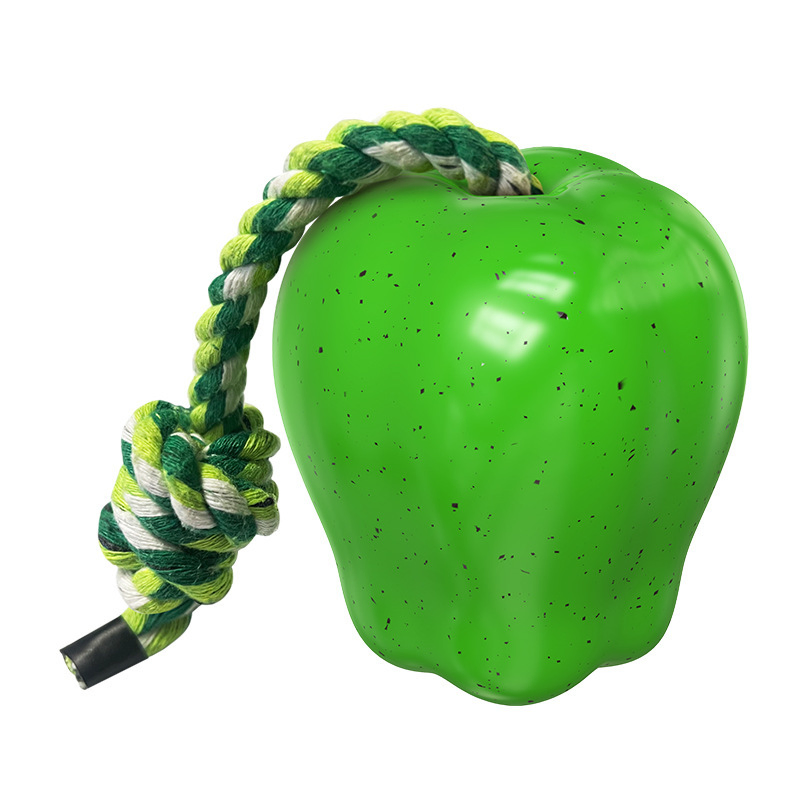 Bestseller Pet Supply Outdoor Interactive Teeth Cleaning Apple Dog Toy