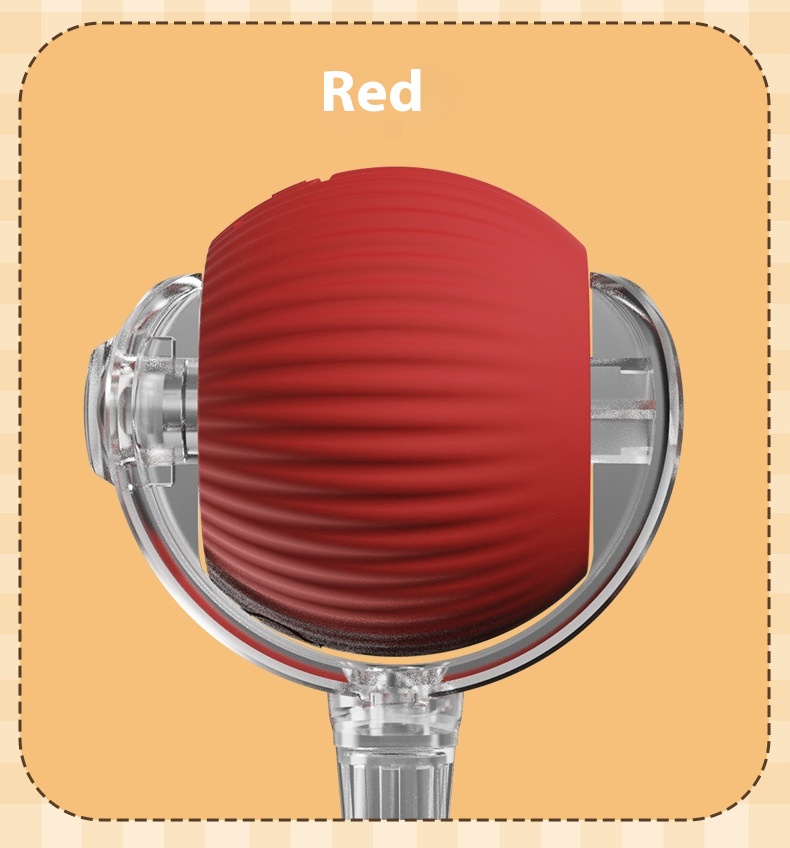 Interactive pet ball yellow
