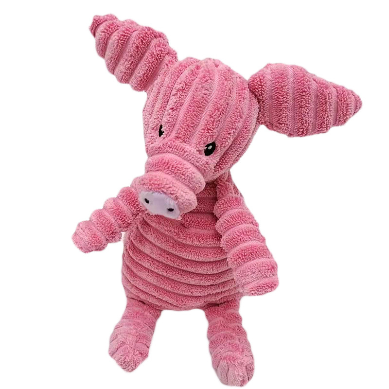 Plush Dog Toy Soft Squeaky Pet Doll for Interactive Play