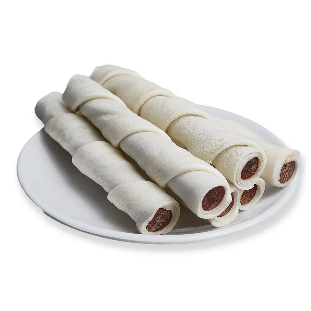 Natural Rawhide Rolls Bones Dog Chews