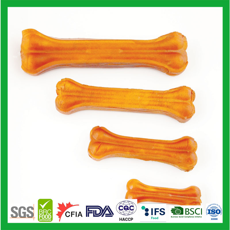 2022 Factory Price OEM / ODM Natural Rawhide Pressed Bone Dog Chews