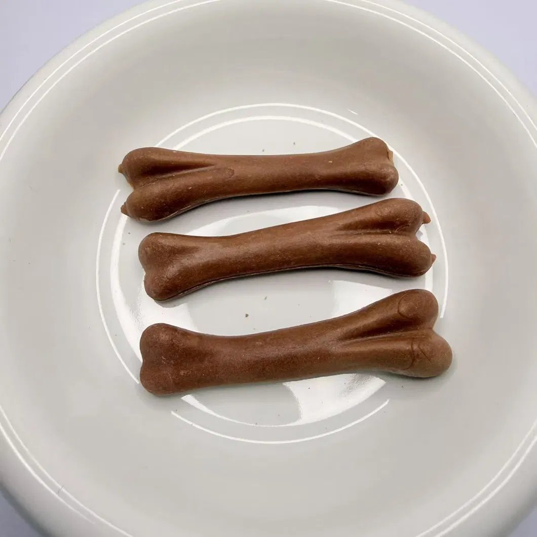 Chicken Leg Shape Bone Beef Flavour Natural Dog Chews