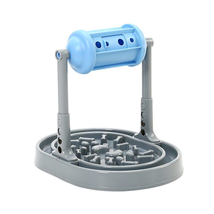 Pet Dog Cat Adjustable Interactive Roller Slow Feeder Dispensing Treat Toy