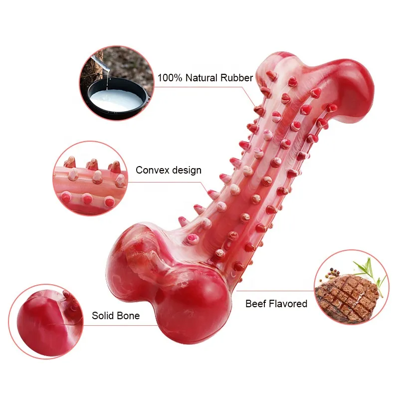 Durable Dog Soft Chew Toy for Indoor and Outdoor Teeth Cleaning