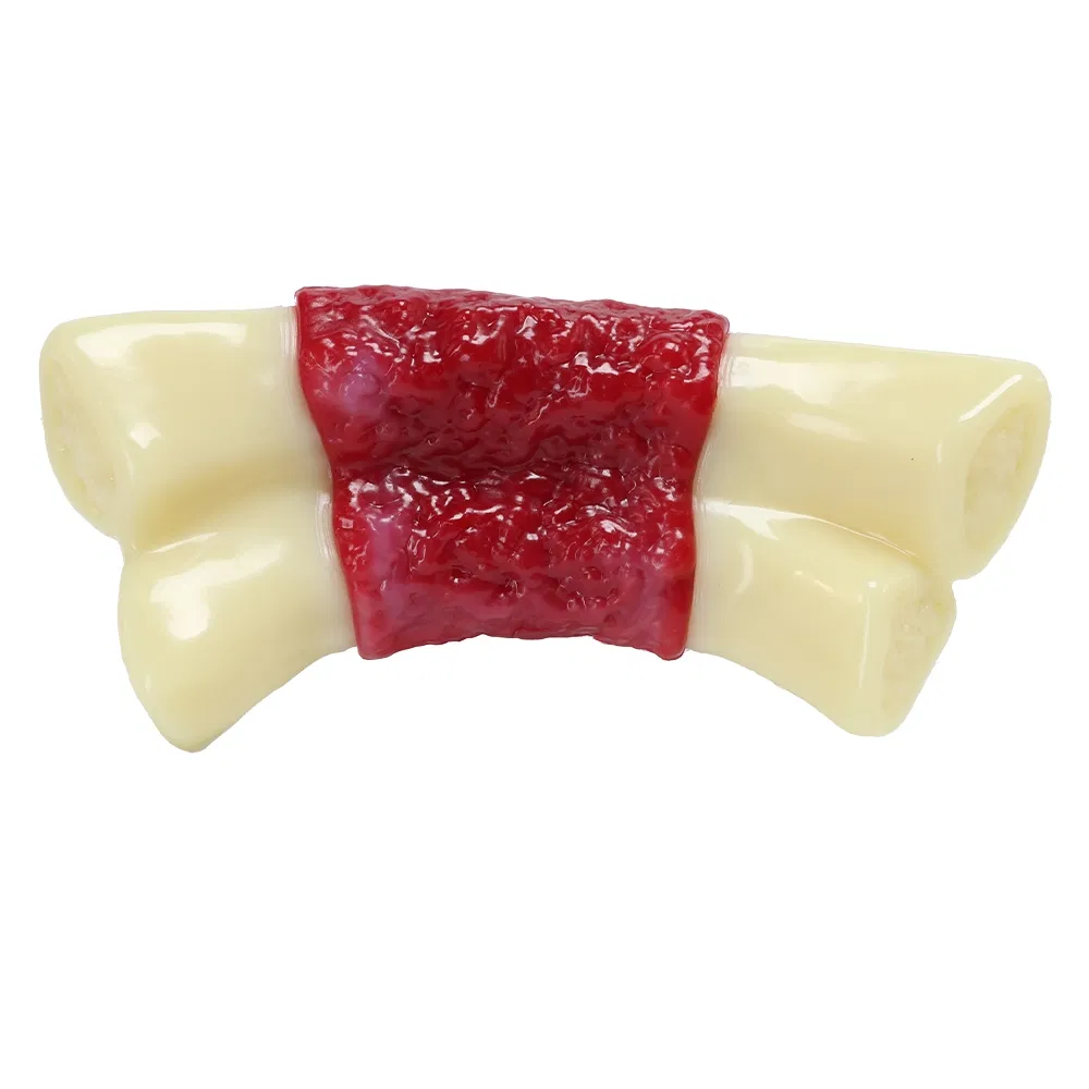 Eco-Friendly Beef Flavour Dog Chew Toys Durable Indestructible Nylon Toy for Aggressive Chewers Non-Toxic Dental Health