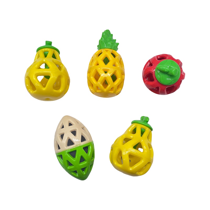 Pet Toys Tomato Pineapple Banana Dog Toys Chew Durable Fruit Series Leaky Food Dog Toys