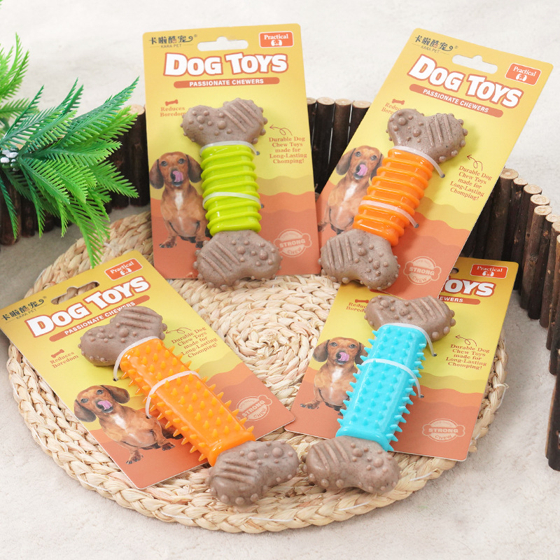 Manufacturer Wholesale Pet Product Supplier TPR Bone Durable Dog Chew Toy