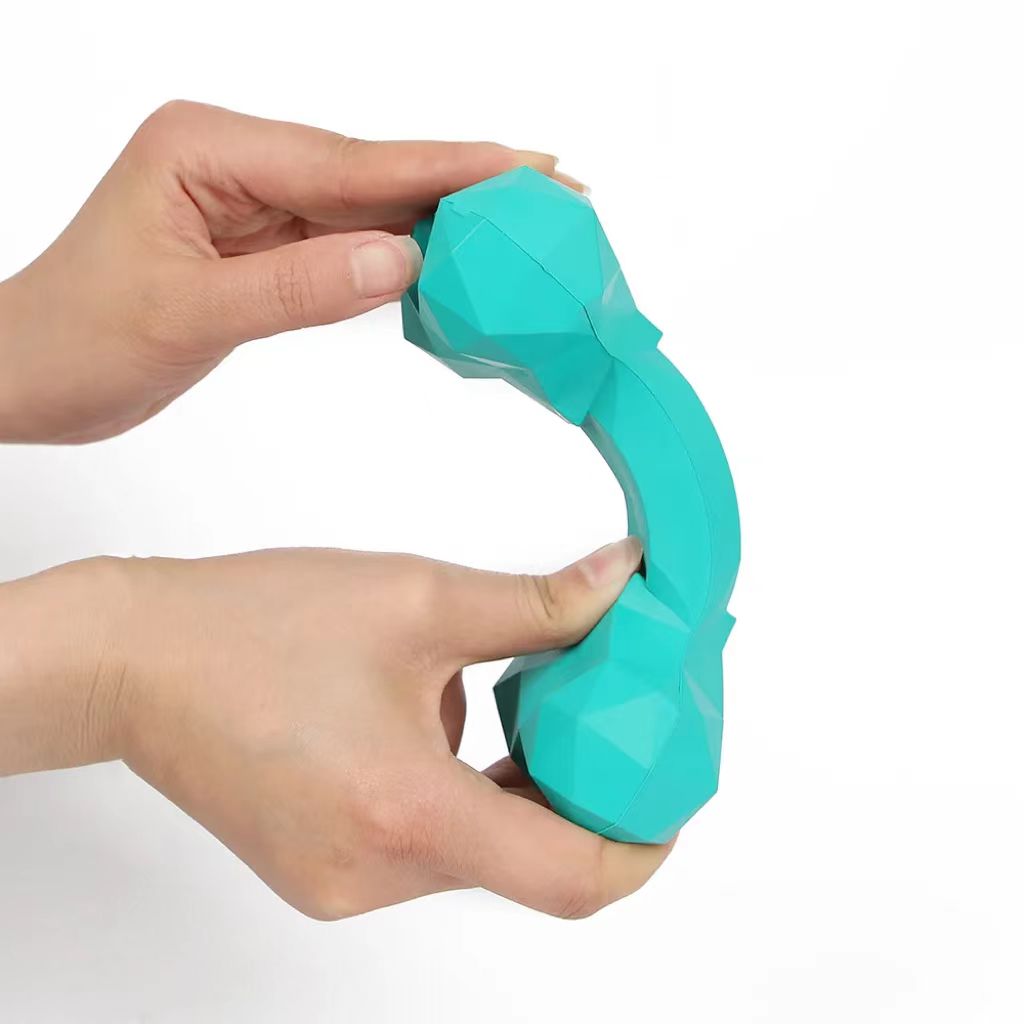 New Product Ideas Bone Shape Dog Toys Food Grade Nature Rubber Tpr Durable Pet Tooth Cleaning Interactive Dog Chew Toys