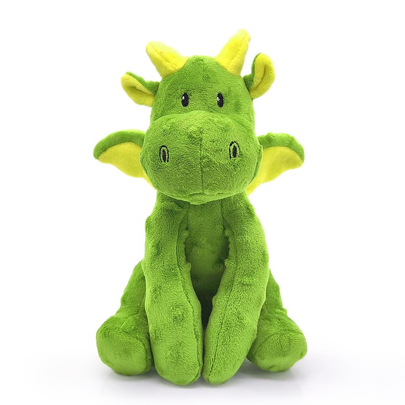 New Dog Soothing Toy Plush Pet Interactive Toy Sound Clean Teeth Bite Resistant Boredom Companion Baby Dinosaur Toy