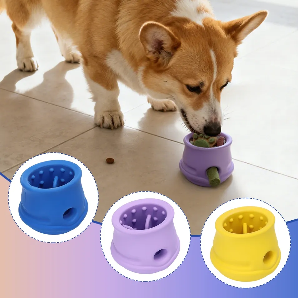 Custom Natural Rubber Chew Toy for Puppies Indestructible Slow Feeder Play Toy