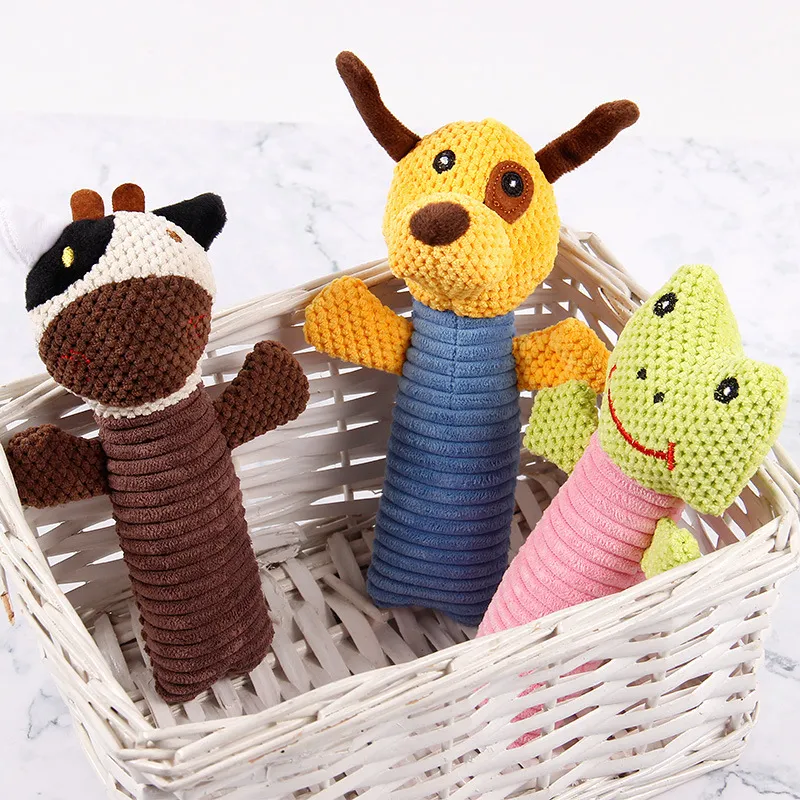 Pet Chew Squeaky Squeaker Plush Dog Toy Interactive for Puppy