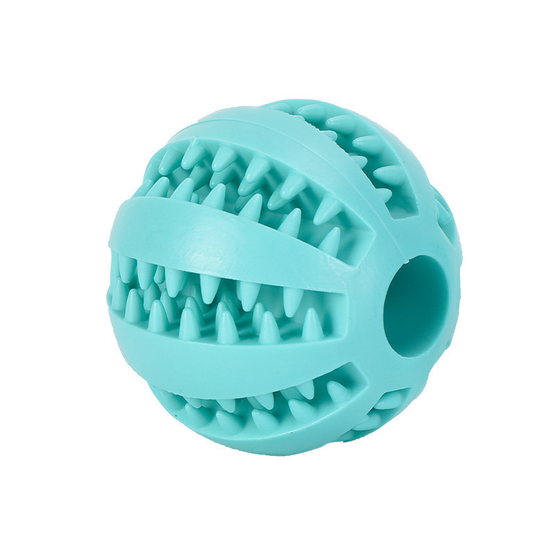 Safe TPR Dog Toy Ball Indestructible Chew Ball for Puppy Teeth Cleaning Interactive Food Dispensing Dogs Toys