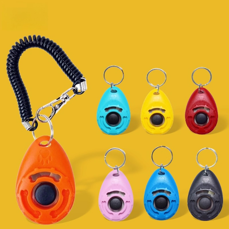 Waterproof Eco-Friendly IP67 Plastic Water Droplet Type Pet Training Clicker for Dogs and Cats Agility Training Toy