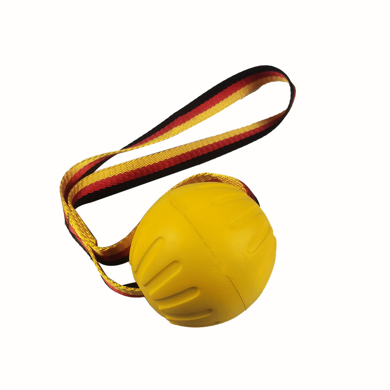 EVA Indestructible Dog Toy Ball Bite Chew Resistant Aggressive Chewers Interactive Tug Training for Large Breed Pet Movement Toy