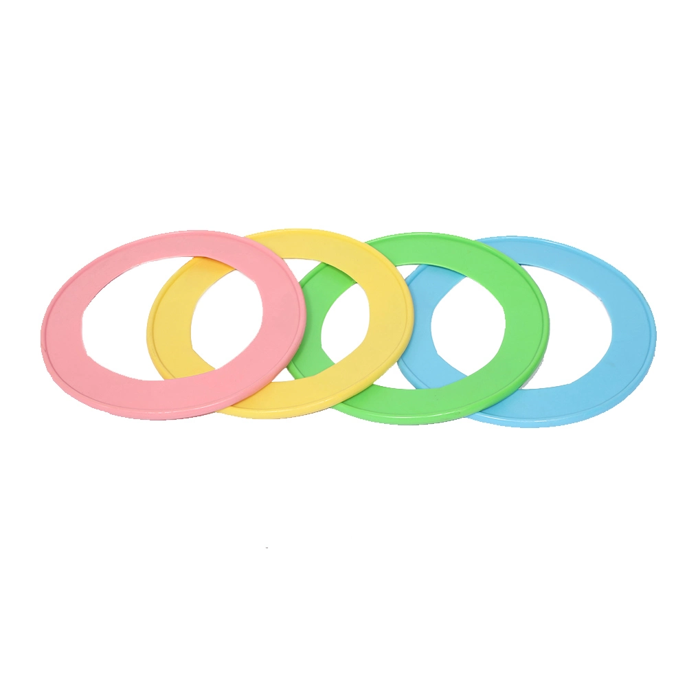 Customized Durable Soft Non-Slip Rubber Silicone Outdoor Dog Frisbeed Flying Disc Training Toy