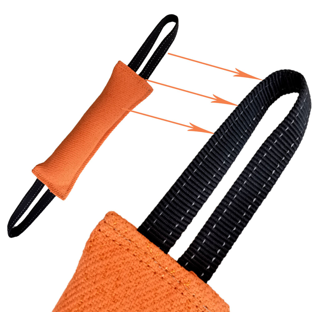 Interactive Toys for Medium to Large Dogs Jute Bite Toy Best for Tug of War Dog Bite Sleeves Strong and Sturdy Dog Tug Toy