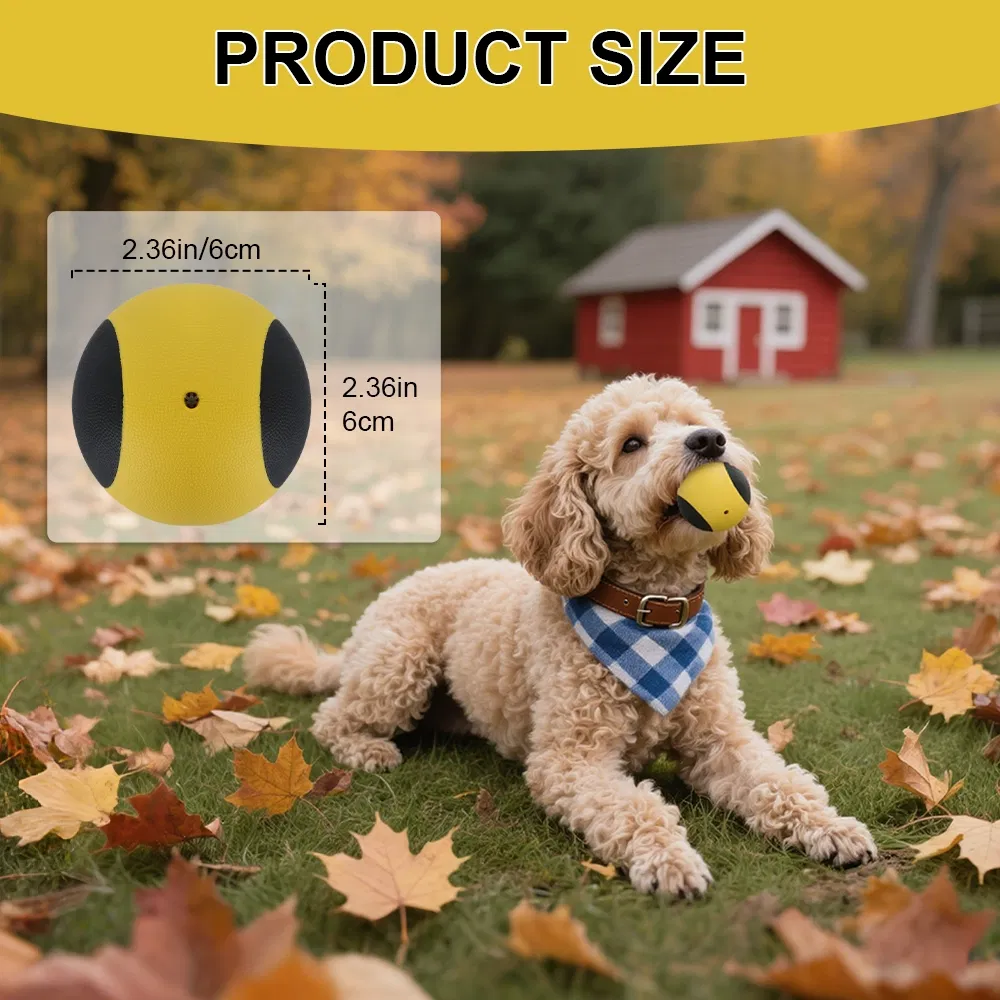Wholesale Custom Durable Rubber Dog Chew Ball Toys Teeth Cleansing Food Treat Dispensing Interactive Dog Toys