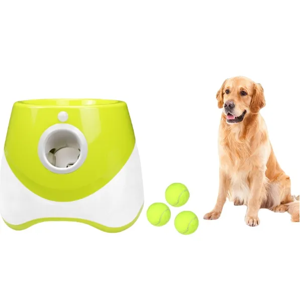 Automatic Dog Ball Launcher, Interactive Toys for Small Dogs Indoor & Outdoor