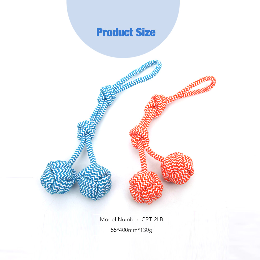 Indestructible Cotton Rope Dental Cleaning Chew Dog Tug Toy