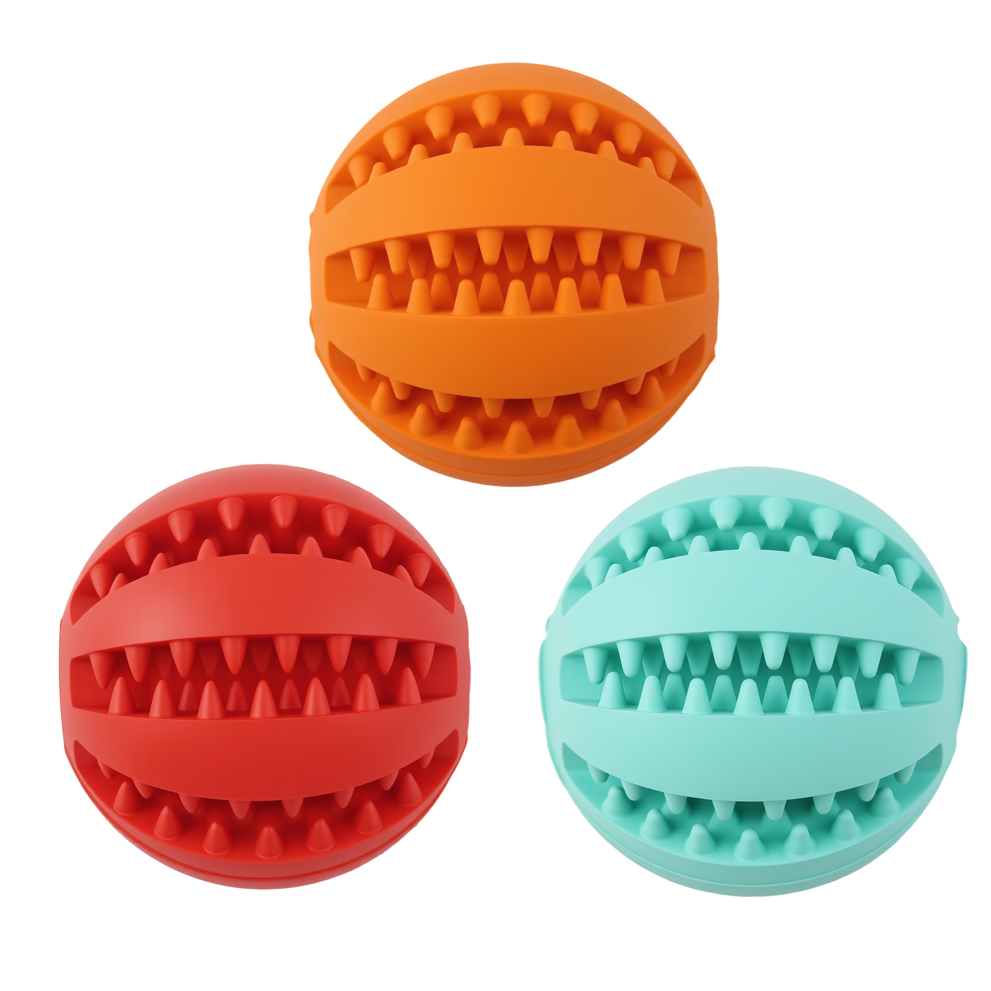 Eco-Friendly Dogs Chewing Toys Ball Interactive Pet Chew Toy Durable Dog Toys for Aggressive Chewers