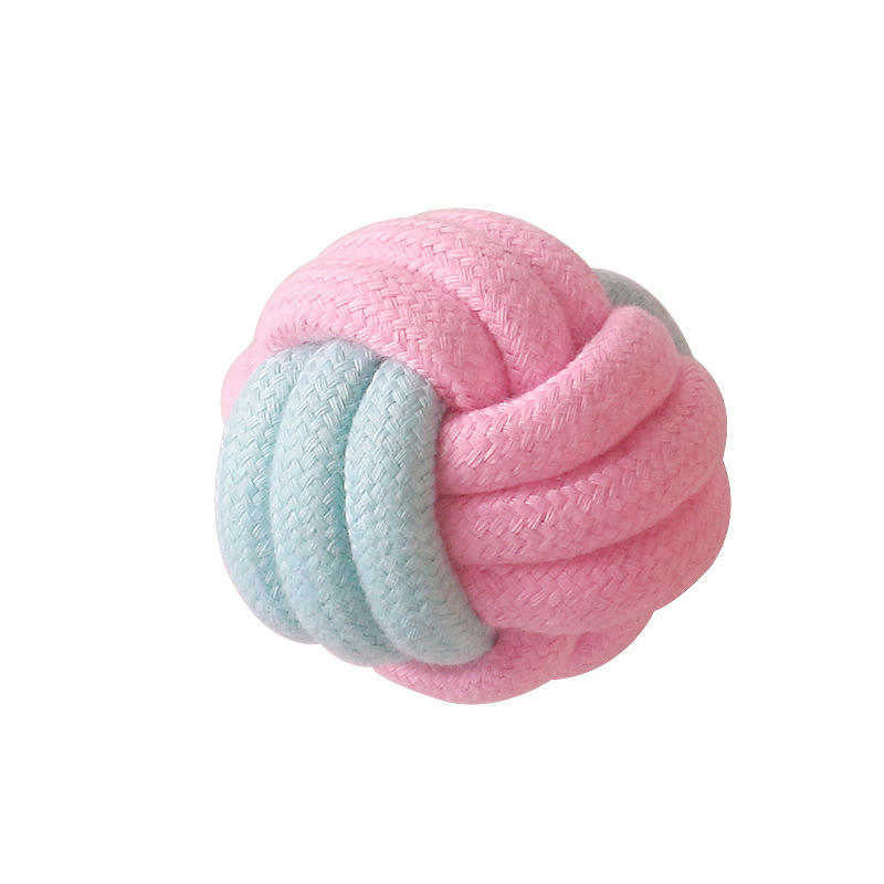 Cheap Discount Candy-Colored Teething Stick Set Woven Cotton Rope Dog Toy Pet Supplies
