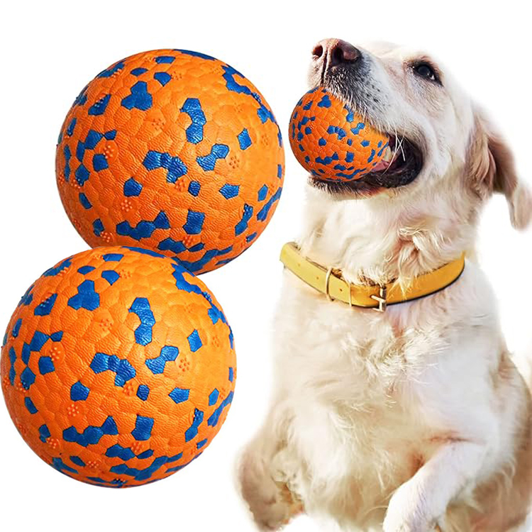 Dog Balls Toys for Aggressive Chewers, Indestructible Bouncy Floating Balls for Dogs to Fetch, Durable Solid Ball for Training