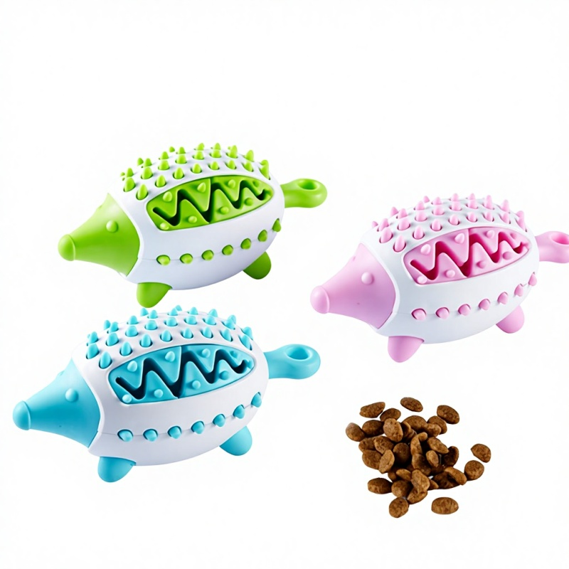 Hedgehog Silicone Treat Dispensing Toy for Dogs Interactive Chew Toy