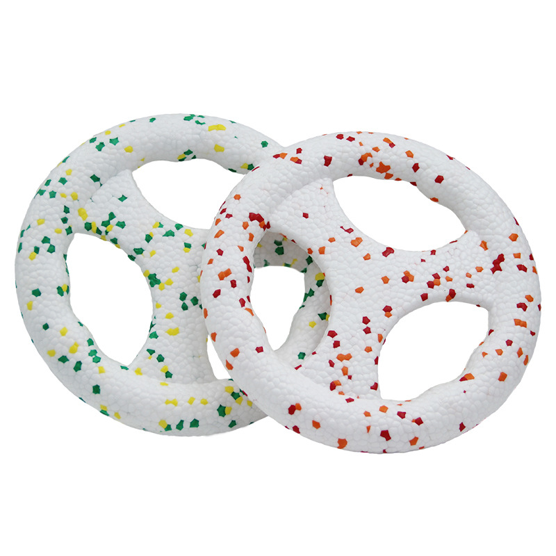 Outdoor Flying Disc Chew Tug Steering Wheel ETPU Dog Training Toys Bite for Aggressive Chewers