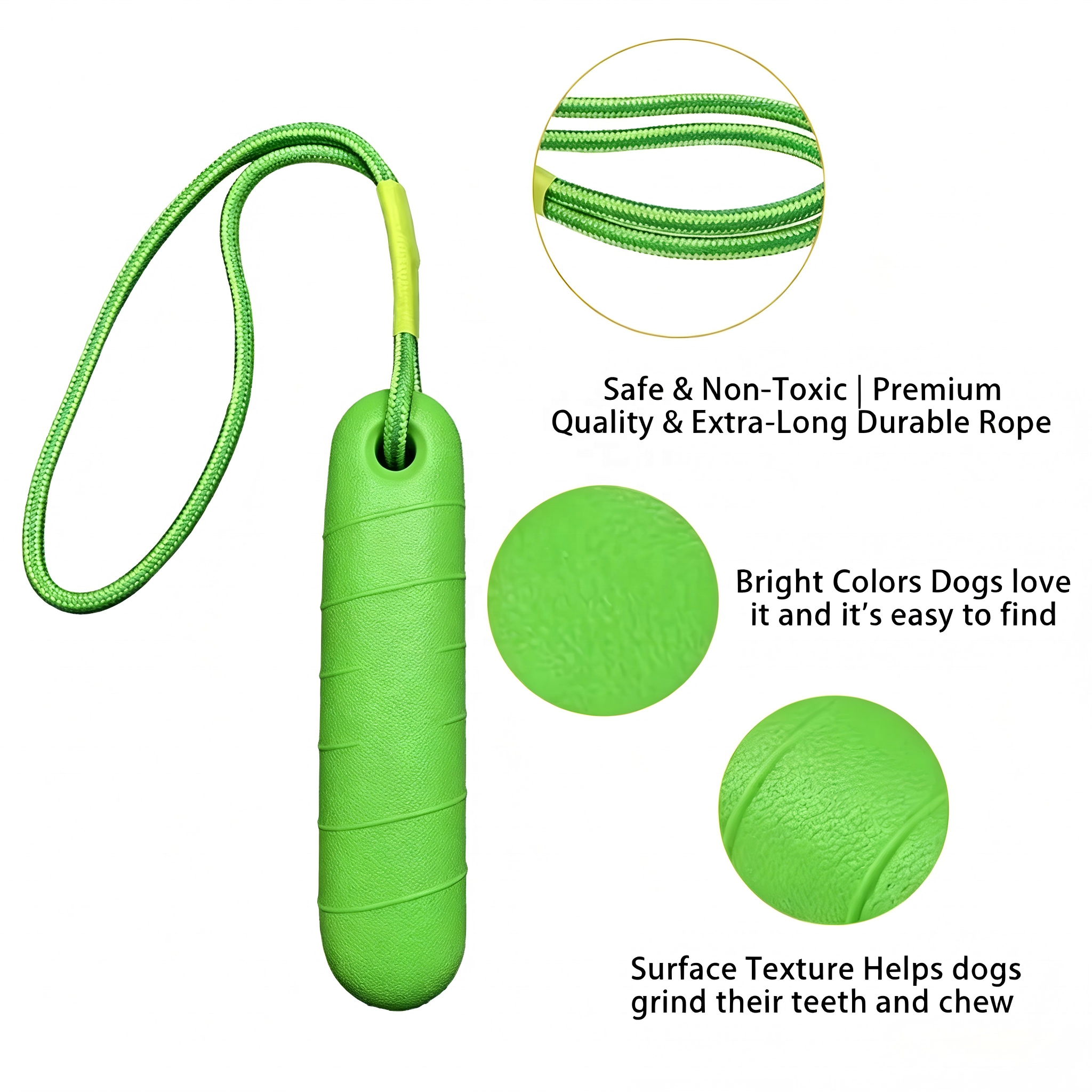 Indestructible EVA Chew Bar Pet Chew Toys Pet Toys Wholesale for Heavy Chewers All Breeds Safe