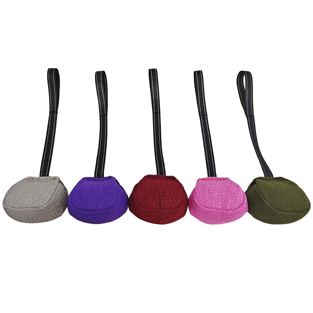 Anti-resistant Fabric Dog Training Tug Toys Equipment Pet Training Supplies Dog Bite Tug For Bite Training