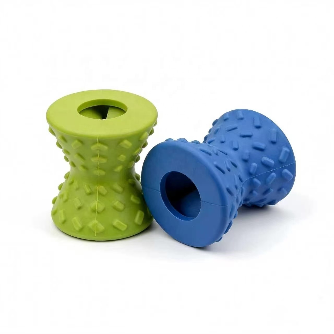 Multi Color Optional Rubber Pet Leak Food Device Chew Resistant Molar Teeth Clean Outdoor Interactive Training Rubber Dog Toys