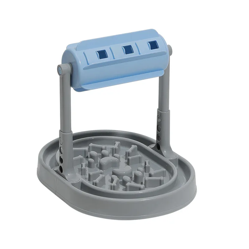 Pet Dog Cat Adjustable Interactive Roller Slow Feeder Dispensing Treat Toy
