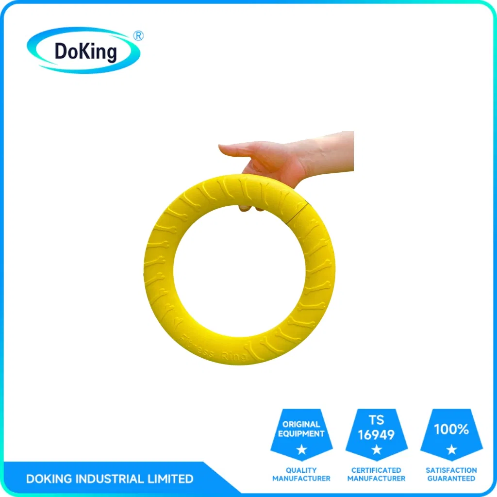 EVA Dog Pull Ring Tug Toy Environmental Protection Tough Bite Game Outdoor