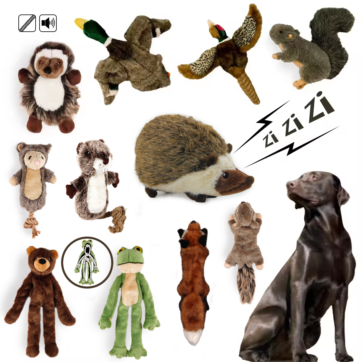 AFP Wholesale Durable Pet Dog Cat Toy Plush Squeaky Latex Rubber TPR Chew Ball Toy Cat Teaser Catnip Chewing Toy For Pet Dog Cat