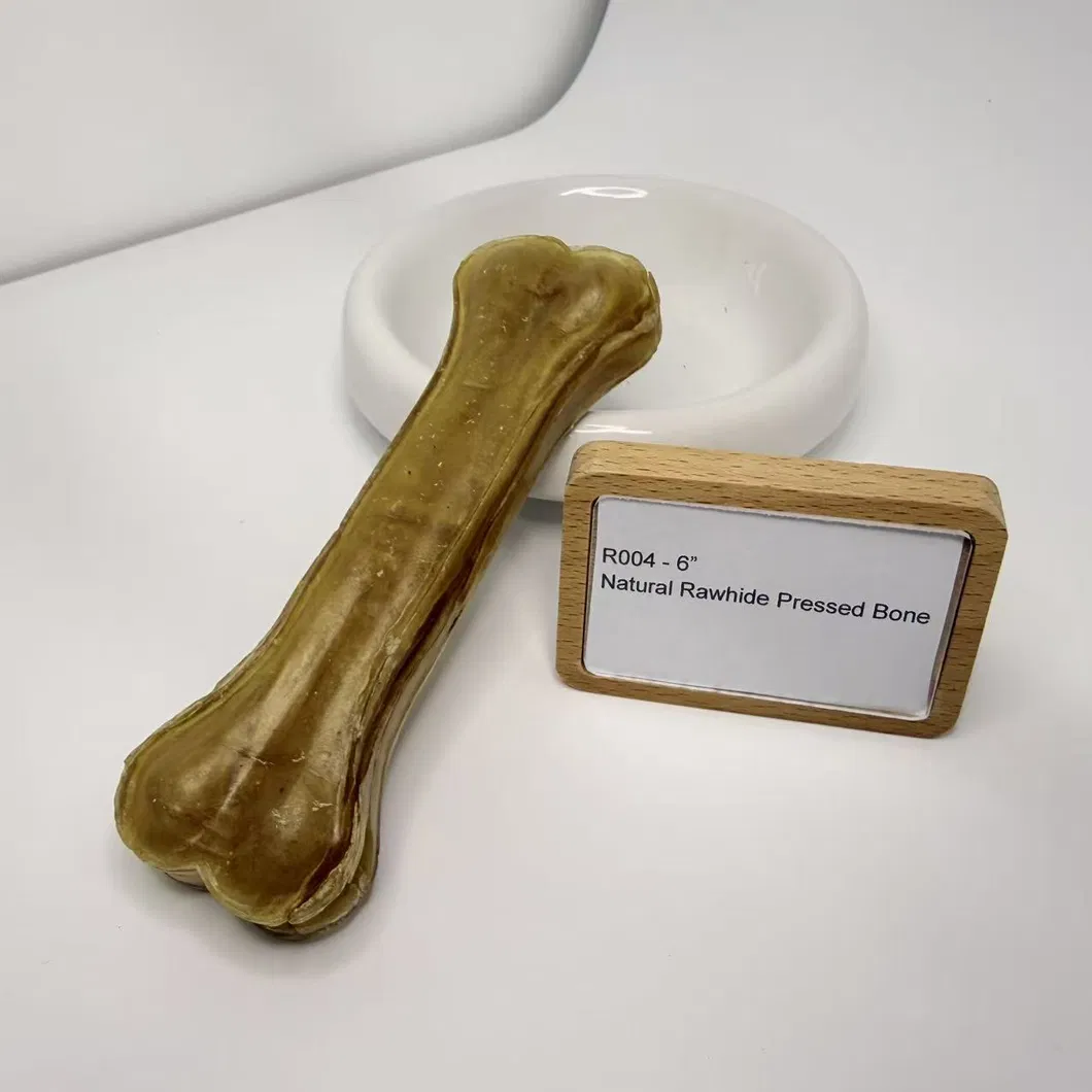 2 Inch Natural Rawhide Pressed Bone Dog Chews