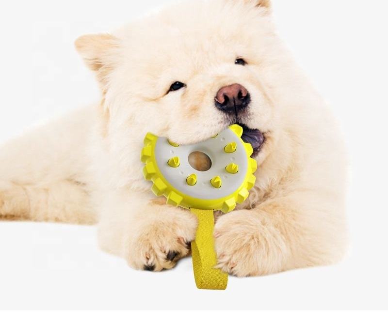 Outdoor Durable Pet Flying Disc with High Elasticity for Intensive Fitness Training Natural TPR Floating Dog Play Toy