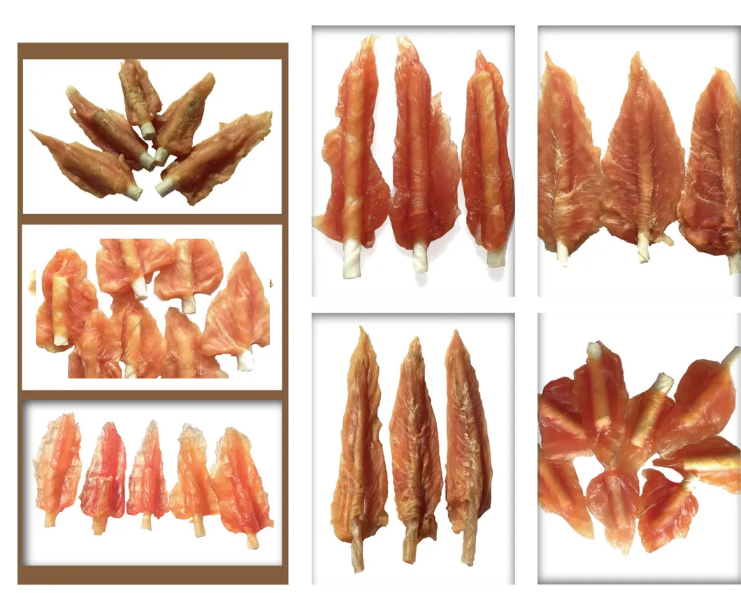 Private Label Manufacturer Classic Chicken Jerky & Natural Rawhide Twist Dog Chews
