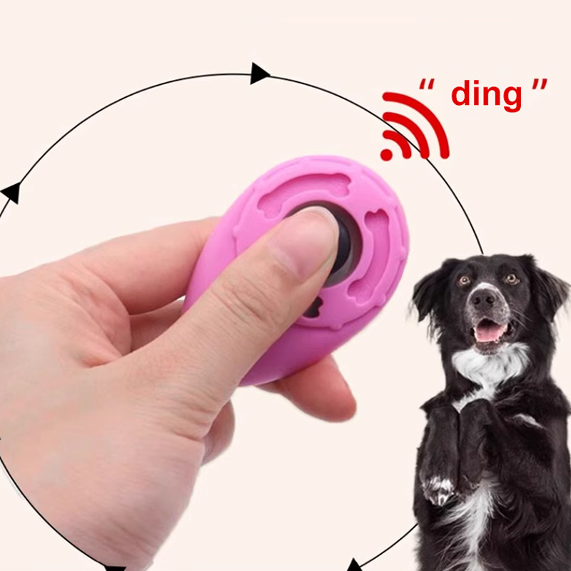 Waterproof Eco-Friendly IP67 Plastic Water Droplet Type Pet Training Clicker for Dogs and Cats Agility Training Toy