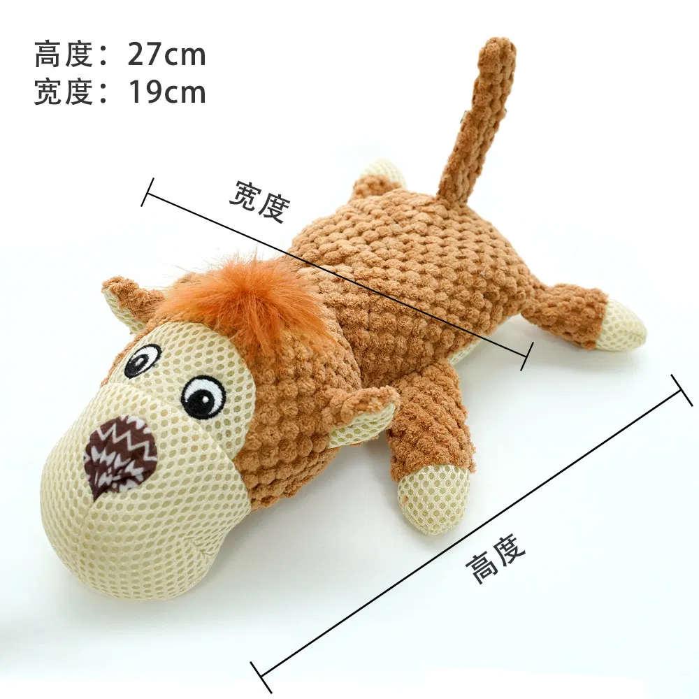 Lovable Cotton Rope Animal Shape Plush Pet Dog Stuffed Toys