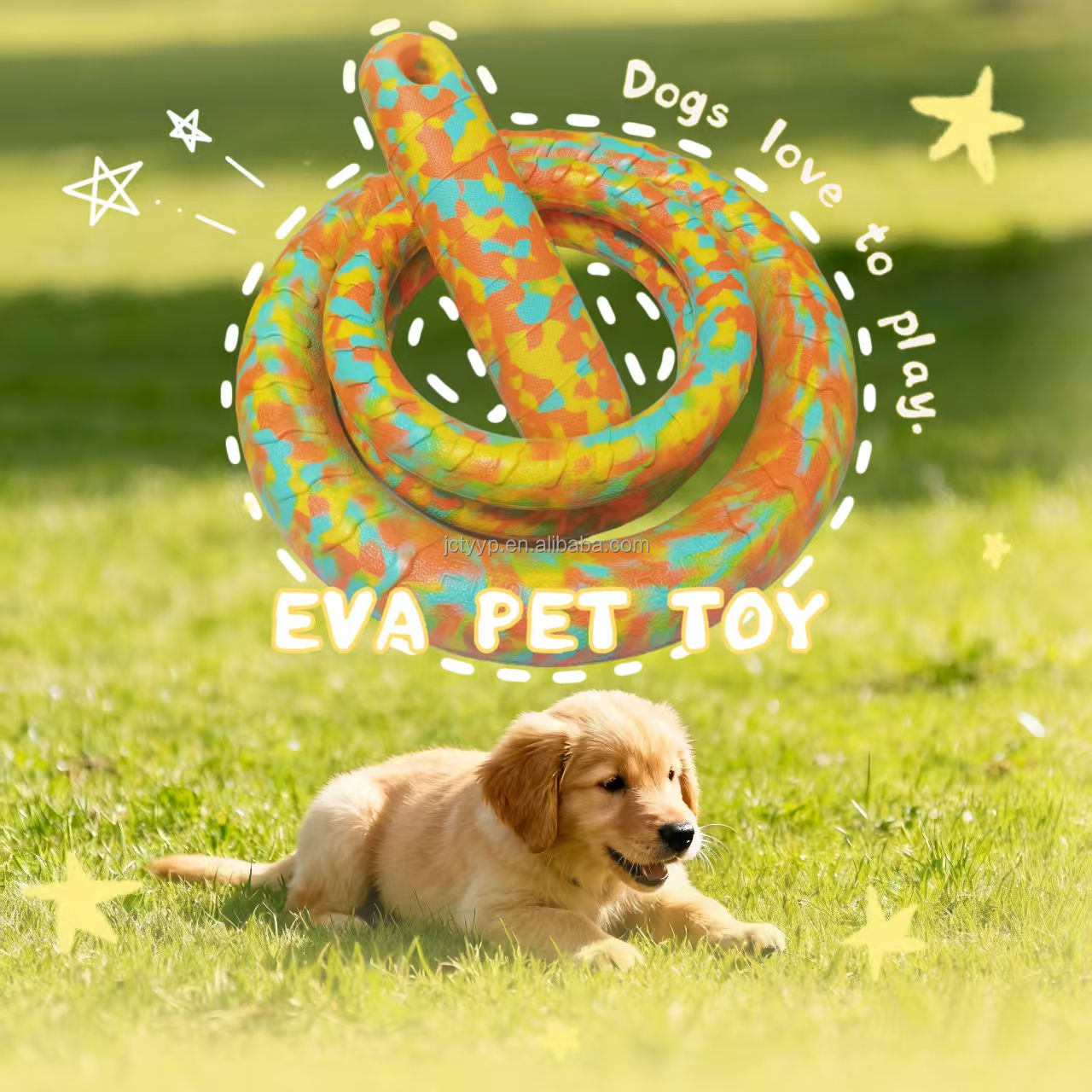 Pet Chew Toys Soft Foam Puppy Toy Pack FDA Certified Dog Rope Toy For Puppy Teething Small Big Breeds Interactive Dog Chew Toy