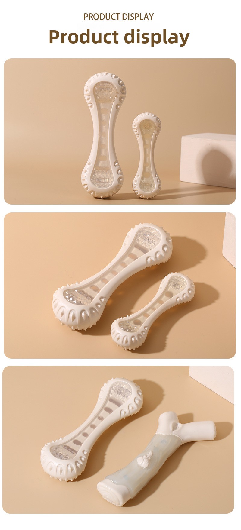 Nylon Bone Dog Toy Display