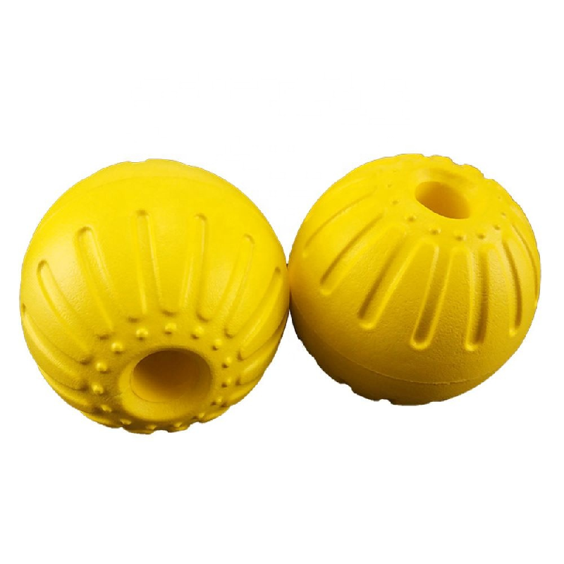 Factory Wholesale Training Pet Chew Toy Rope Bite Pull Ring Interactive EVA Floating Foam Dog Toys Ball