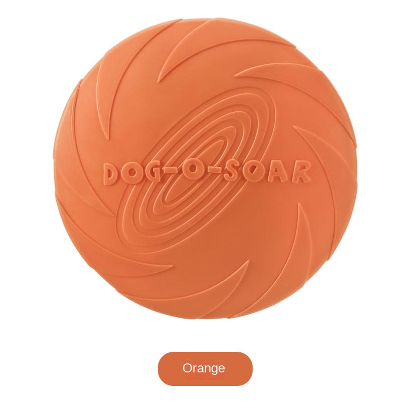 Eco-Friendly Interactive Pet Toy Silicone Dog Biteflying Disc Resistant Floating Training Throwing Toy
