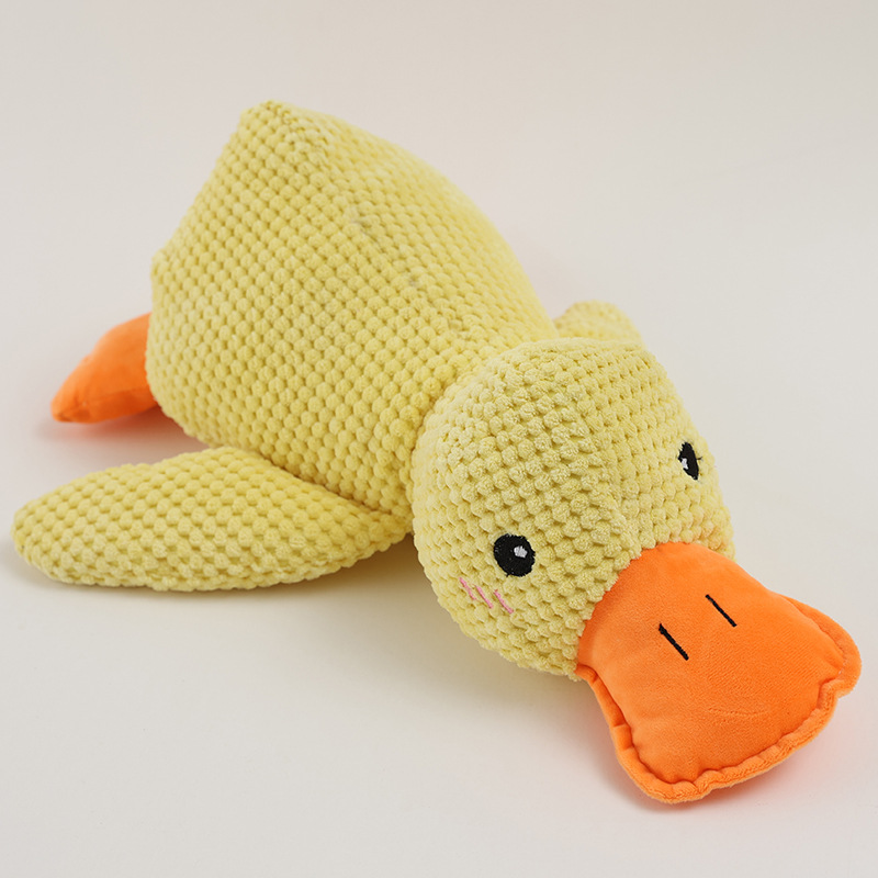 Dog Toy Plush Bite-Resistant Sounding Toy Sleep Companion Boredom-Busting Gadget Golden Retriever Corgi Dog Pet Supplies