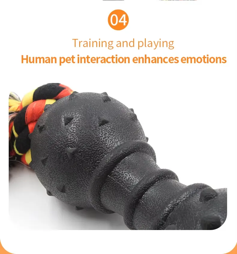 Halloween Puppy Toys with Squeaky Sound Chew Rope for Aggressive Dogs Bite